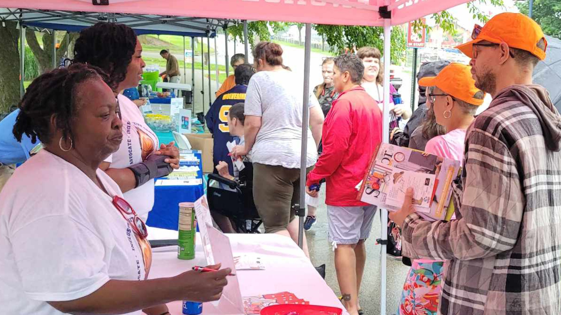 DNMM resource tables at the 2023 ADA Celebration Picnic