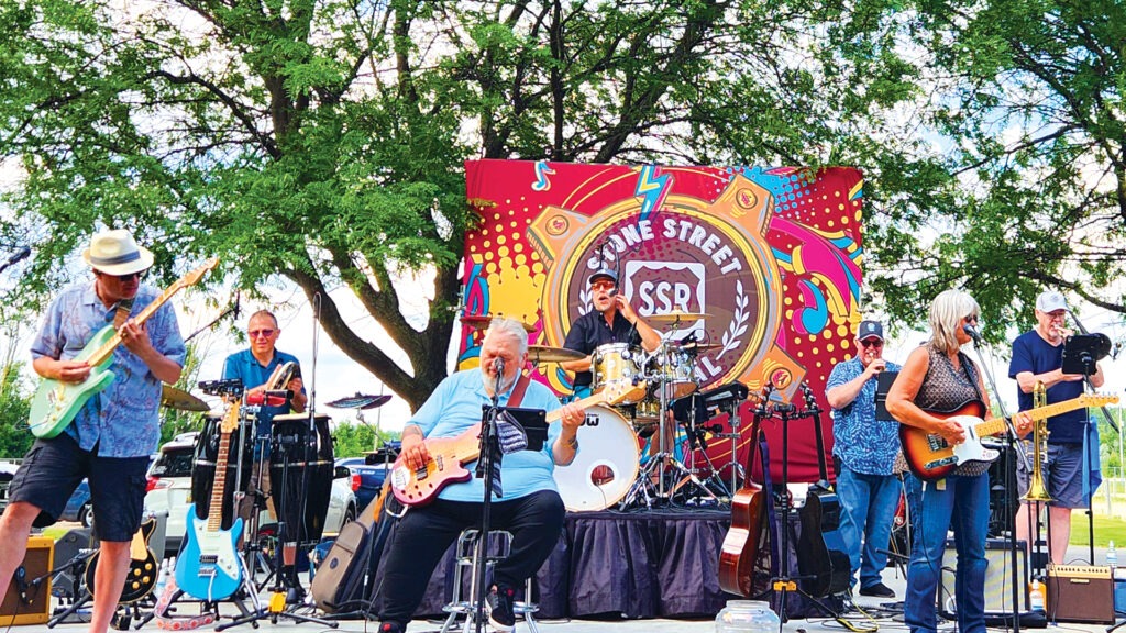 ADA Picnic 24 band playing on sunny day